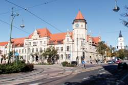 Postgebäude in Dessau