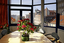 Besprechungsraum in der City-Pension Dessau-Roßlau